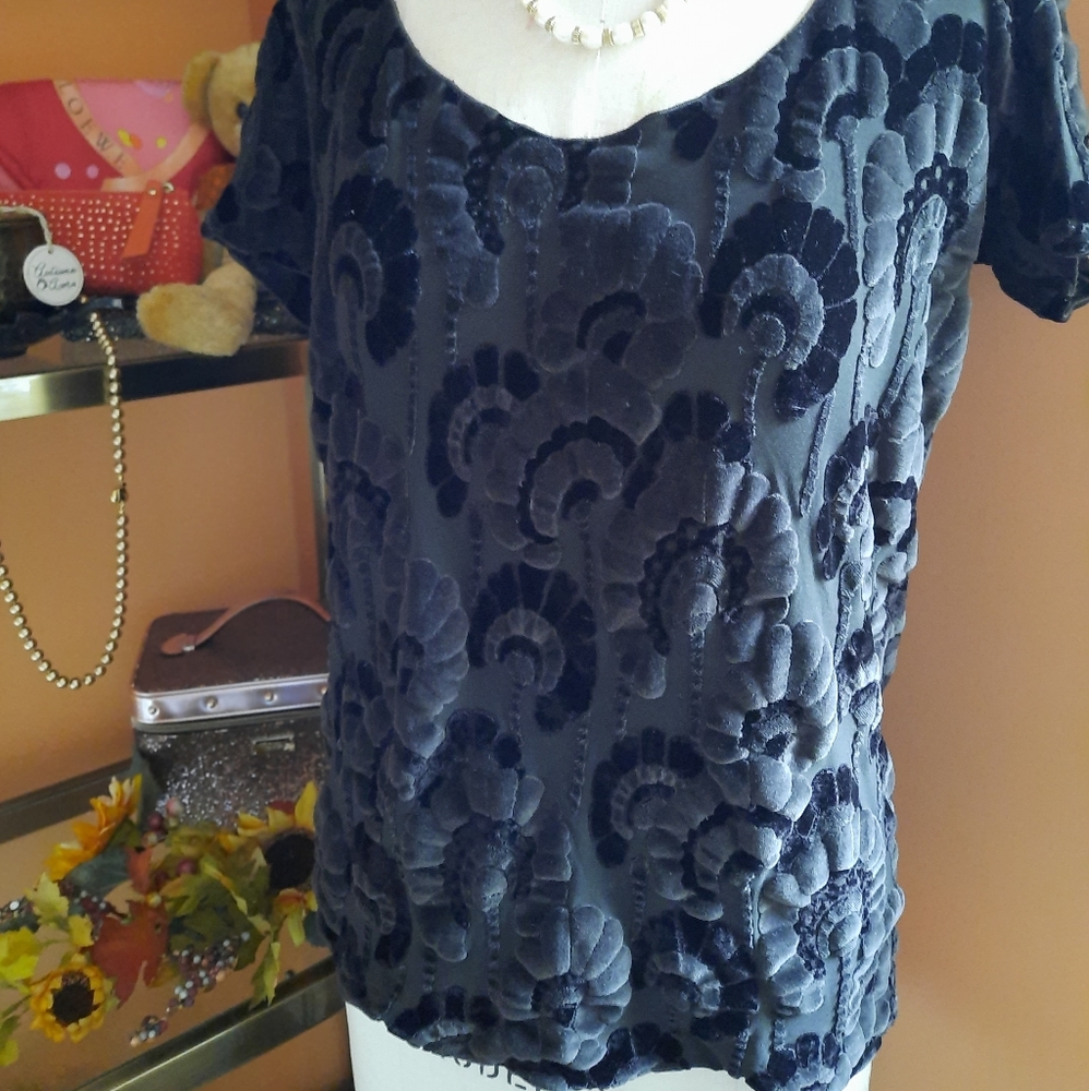 Armani Collezioni brown top.